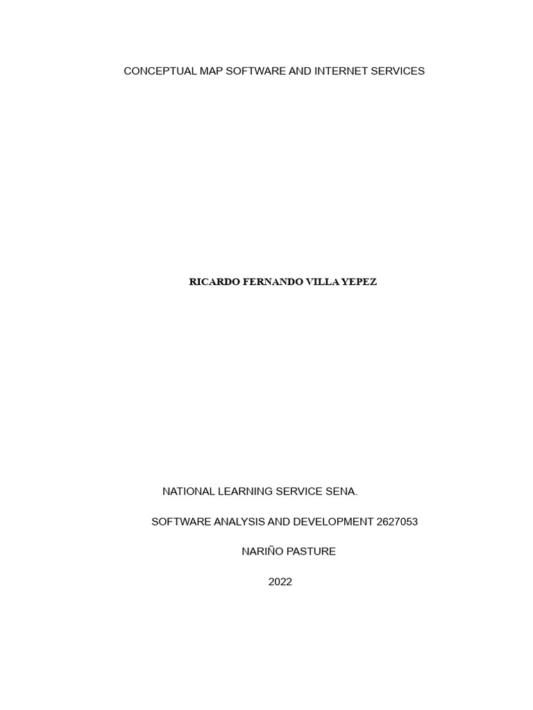 GA1-220501046-AA1-EV01 Conceptual Map - Software and Internet Services ...