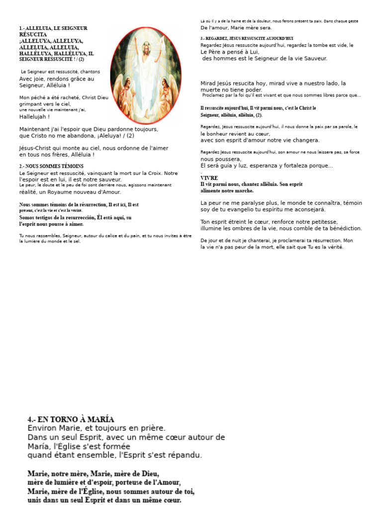 Résurrection et Espoir en Jésus-Christ | PDF | Jésus | Résurrection de ...
