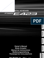 Manual PSR E423