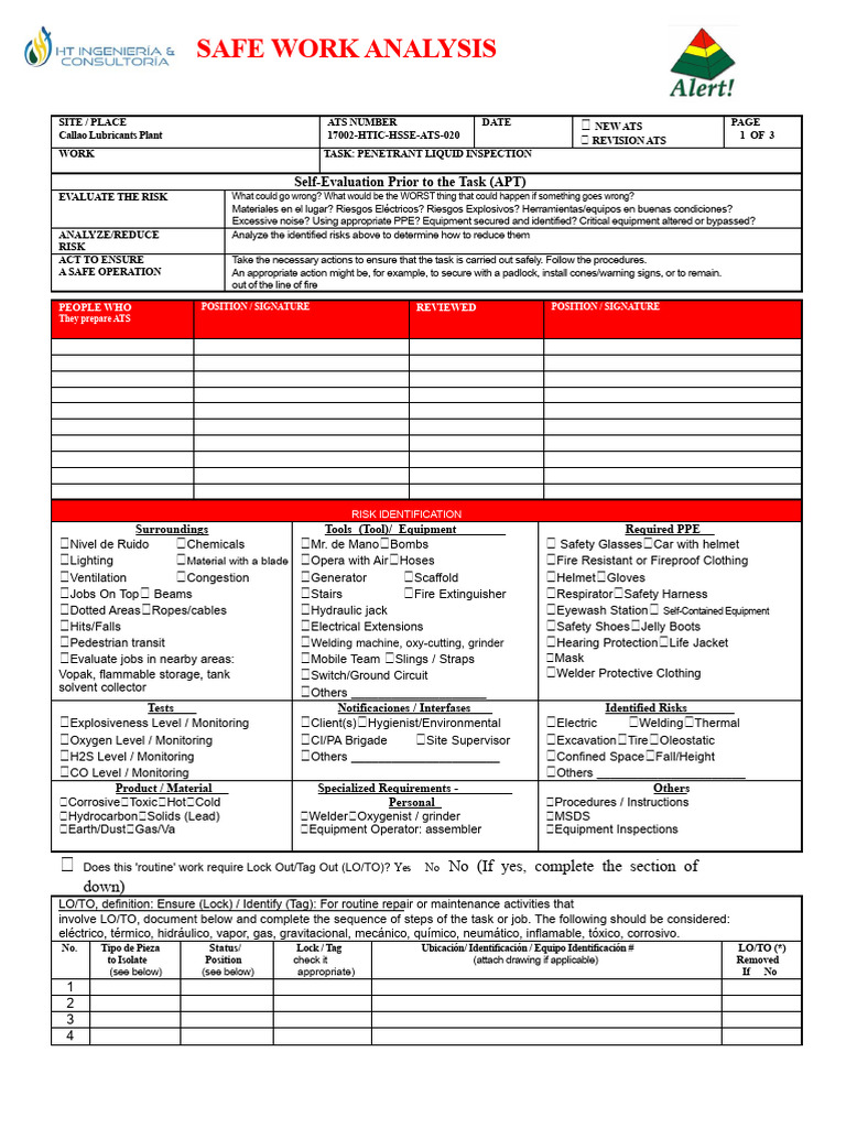 17002-Htic-Hsse-Ats-020. Ats Inspection of Penetrant Liquids | PDF ...