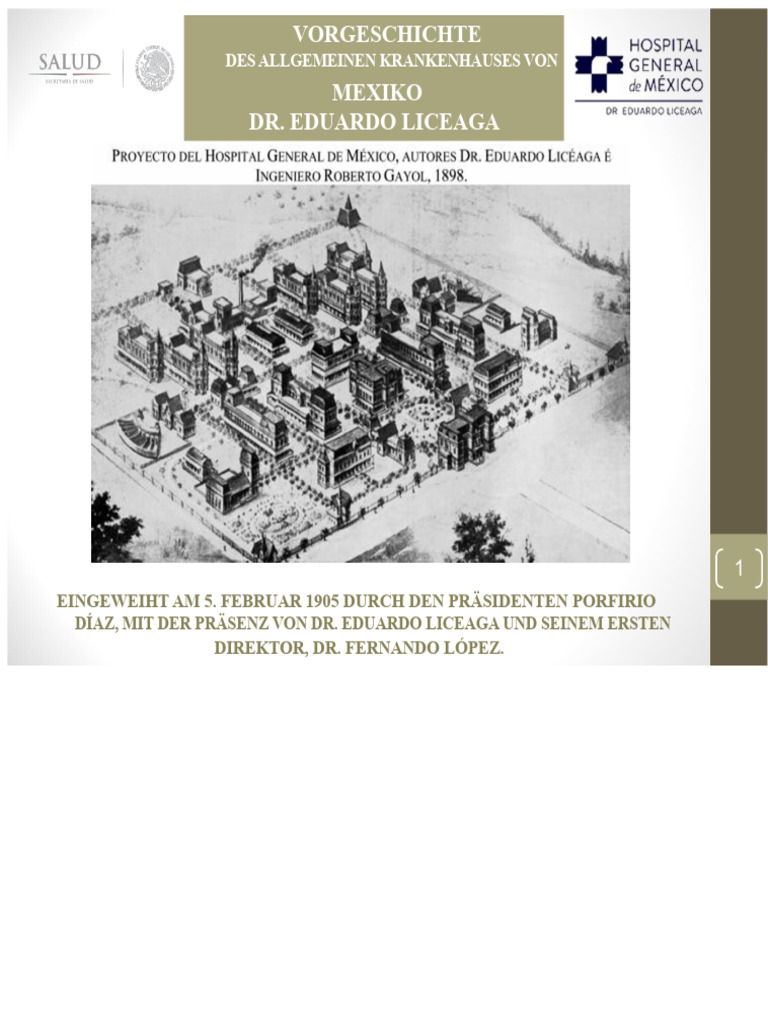 Jorge Antonio Bolaños Cacho Ruiz Allgemeines Krankenhaus Von Mexiko | PDF