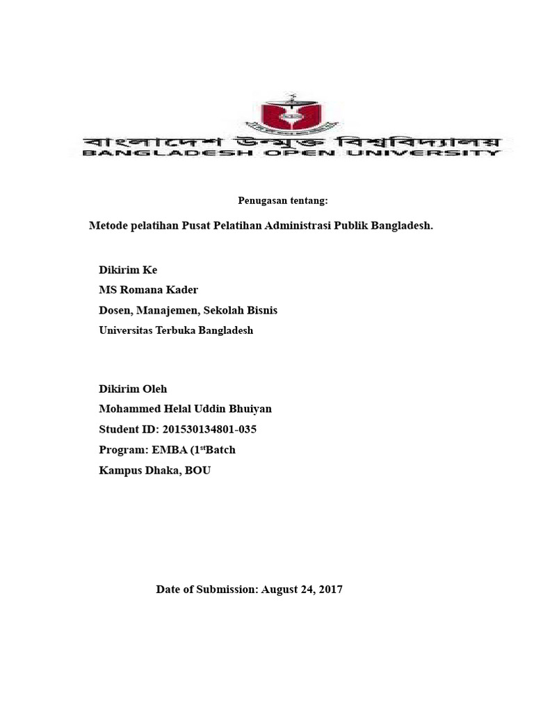 Tugas Tentang BPATC | PDF