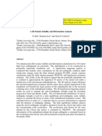 A 2D Seismic Stability and Deformation Analysis