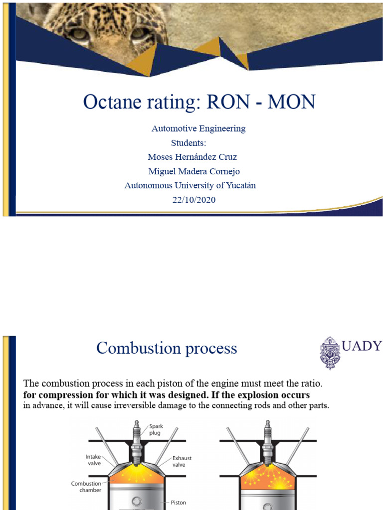 Understanding Octane Ratings: RON vs MON | PDF