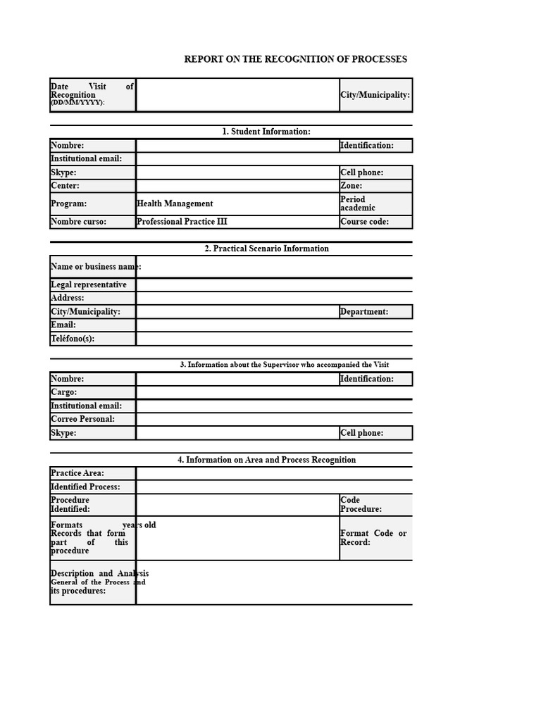 Health Administration Process Report | PDF