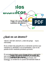 MODELOS ATOMICOS