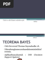 Teorema Bayes Probabilitas Dan Statistika