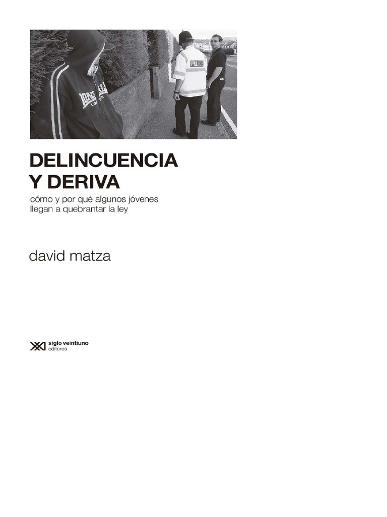 David Matza - Delinquency and Drift PDF | PDF | Criminology | Crimes