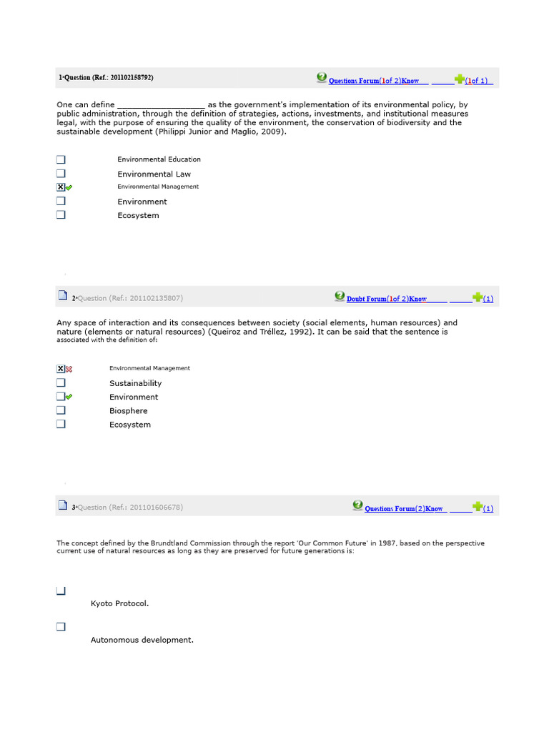 Environmental Management Concepts Explained | PDF | Environmental ...