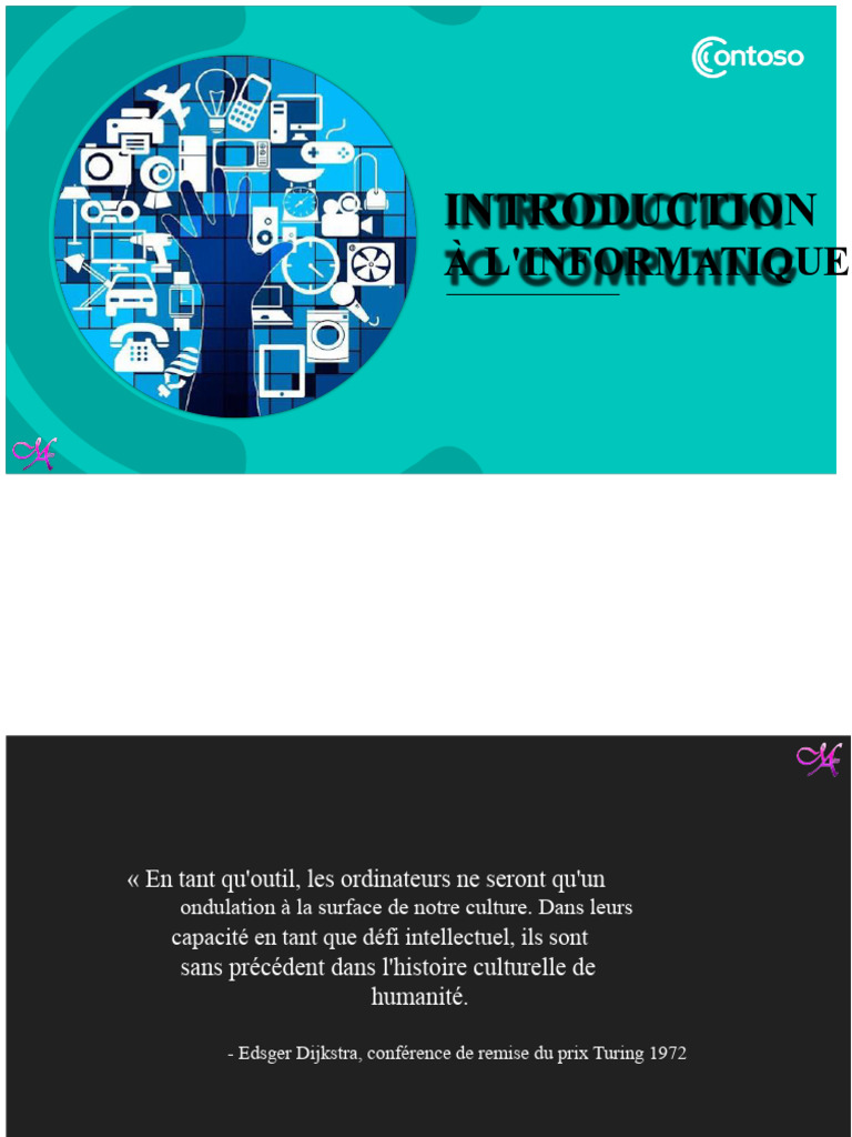 Introduction à l'informatique et ses carrières | PDF | Informatique ...