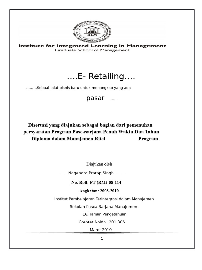 E-Retailing: Transformasi Belanja Modern | PDF