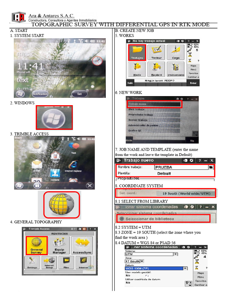 Topographic Survey Guide: Differential GPS | PDF | Surveying | Global ...
