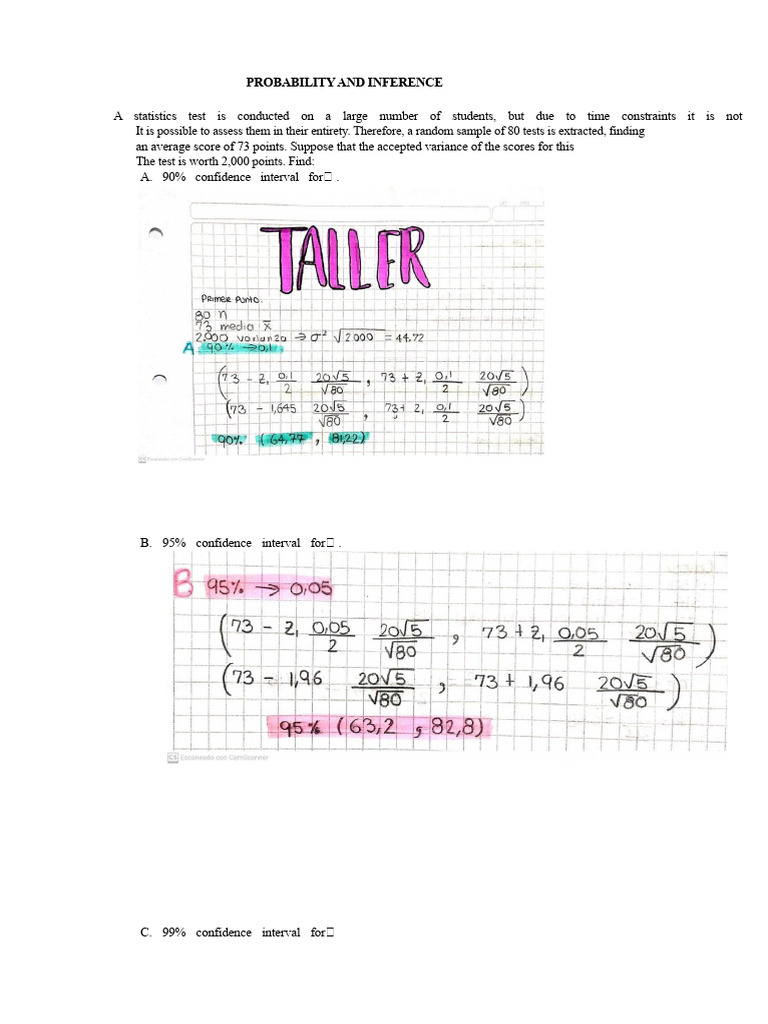 WORKSHOP #1-Intervals PDF | PDF