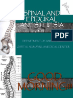 29204136 Epidural and Spinal Anesthesia