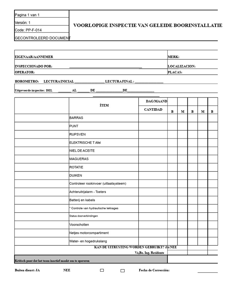 Pp-f-014 - Preoperationeel Boor D | PDF