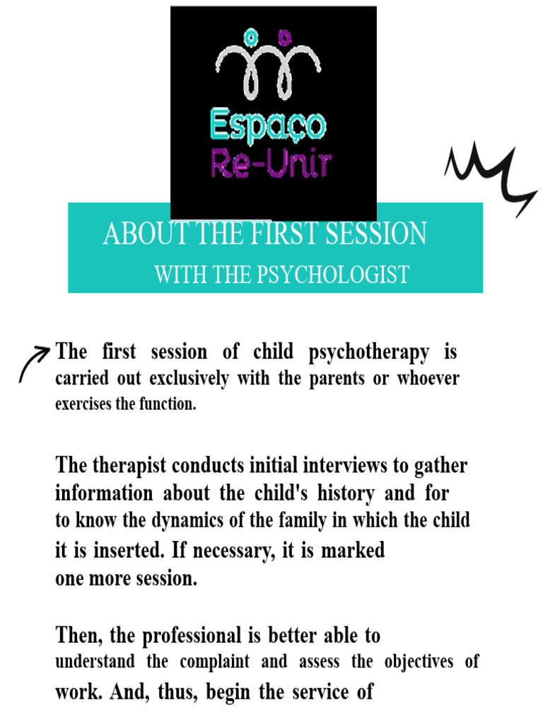 First Session Child Psychotherapy | PDF