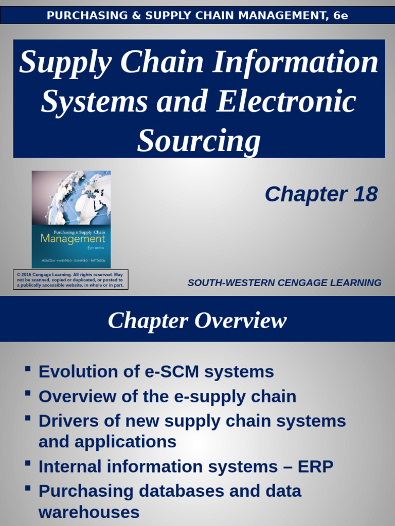 e-Supply Chain Management Overview | PDF | Supply Chain Management ...