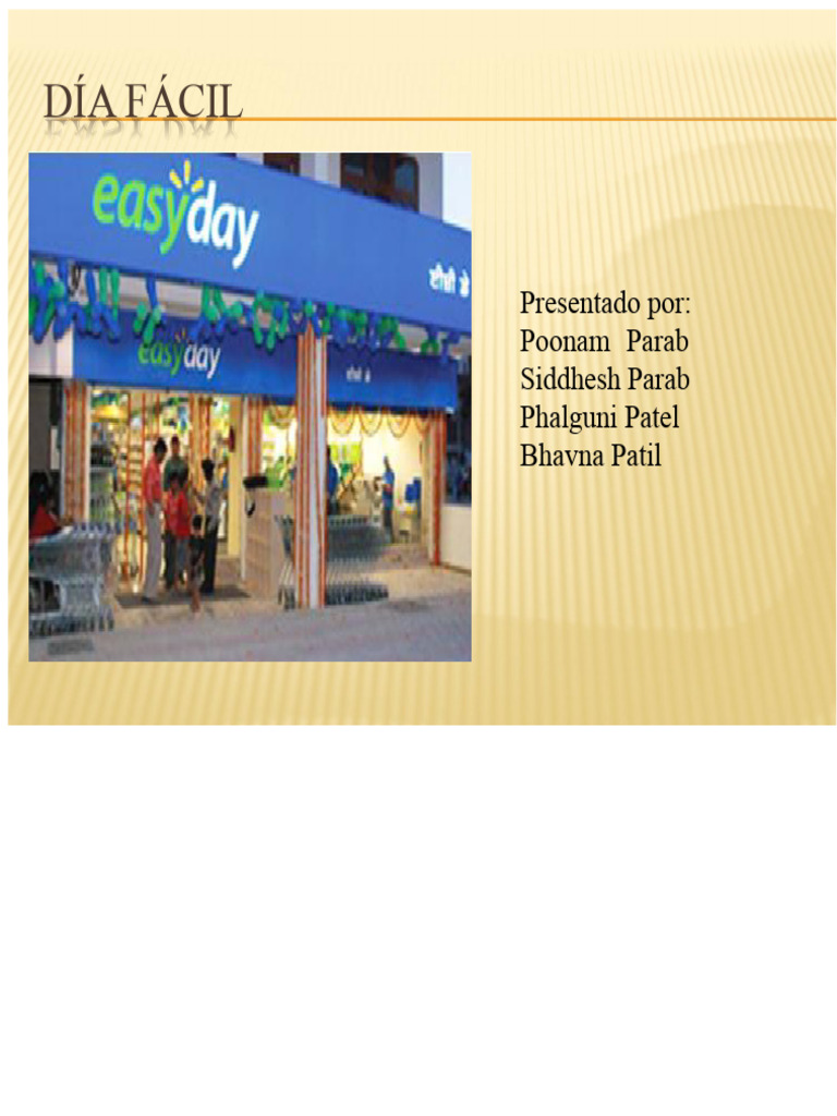 Easy Day: Retail en India y su Crecimiento | PDF | Al por menor | Walmart