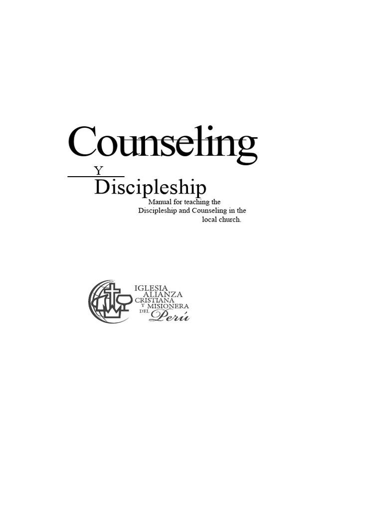 Counseling and Discipleship | PDF | Disciple (Christianity) | Jesus