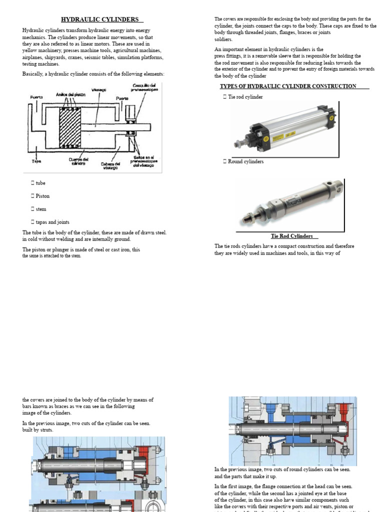 Hydraulic Cylinders | PDF | Mechanical Engineering