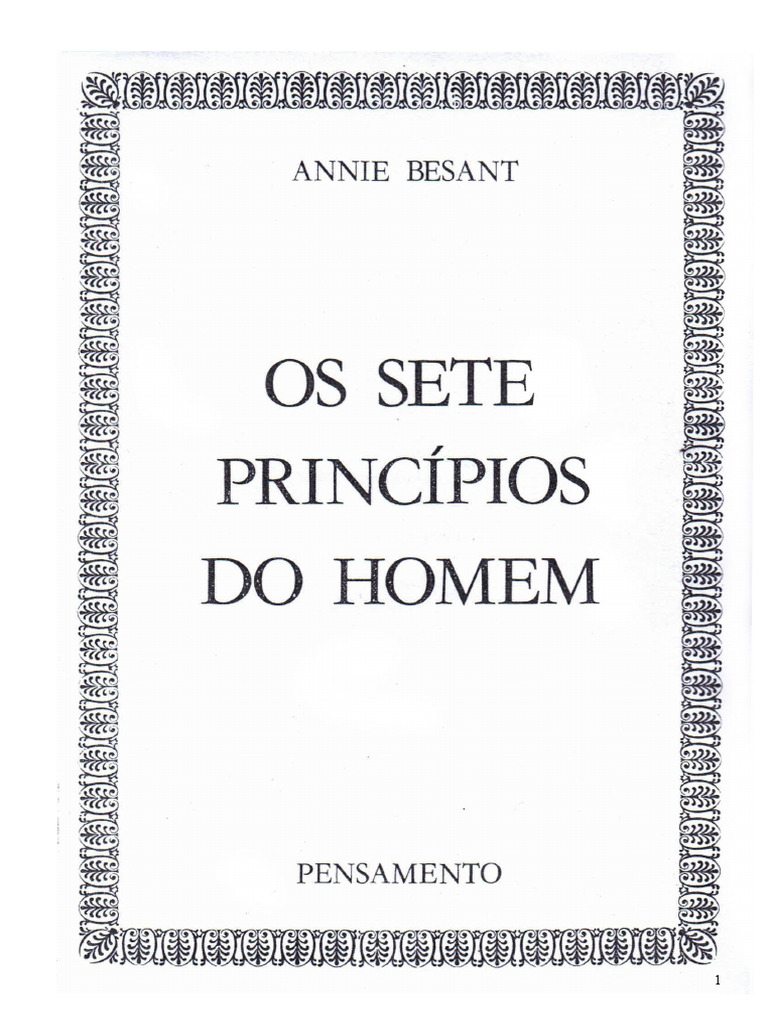 Les Sept Principes de l'Homme expliqués | PDF | Âme | Médium (spiritisme)
