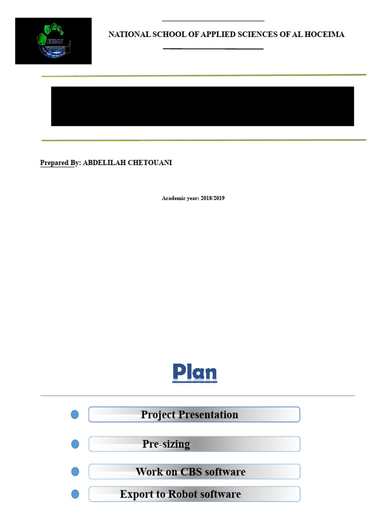 EXPO Modeling of A R+3 On The Robot Structural Analysis Software | PDF ...