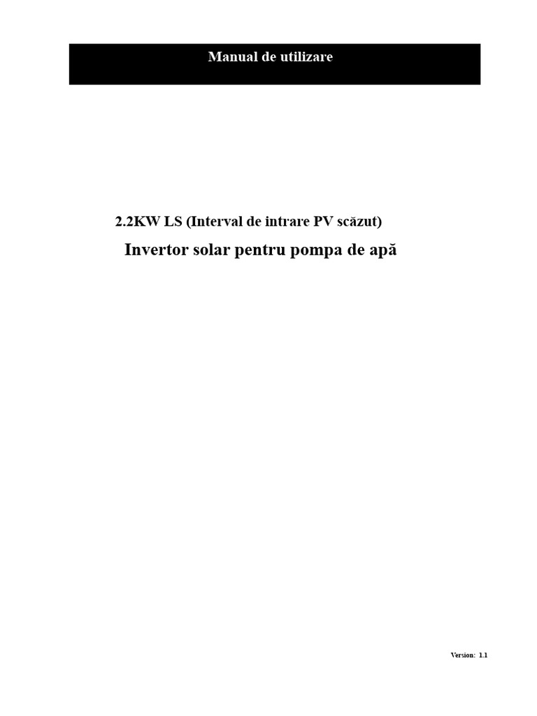 Aspire2.2KW LS Manual PDF | PDF