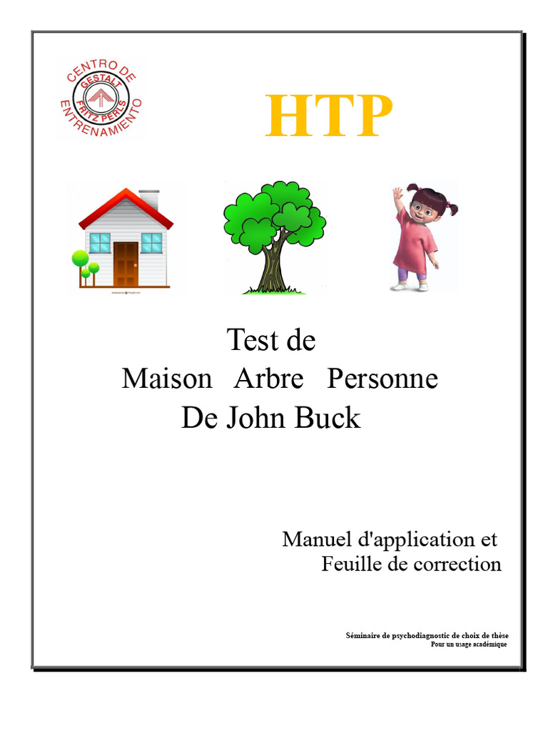 Test projectif HTP : Guide et interprétation | PDF | Dessin | Conscience
