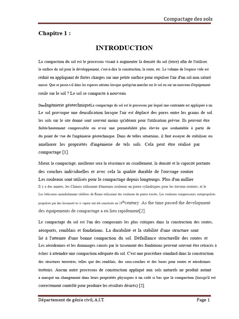 Compactage des sols : Techniques et enjeux | PDF | Sol (pédologie)