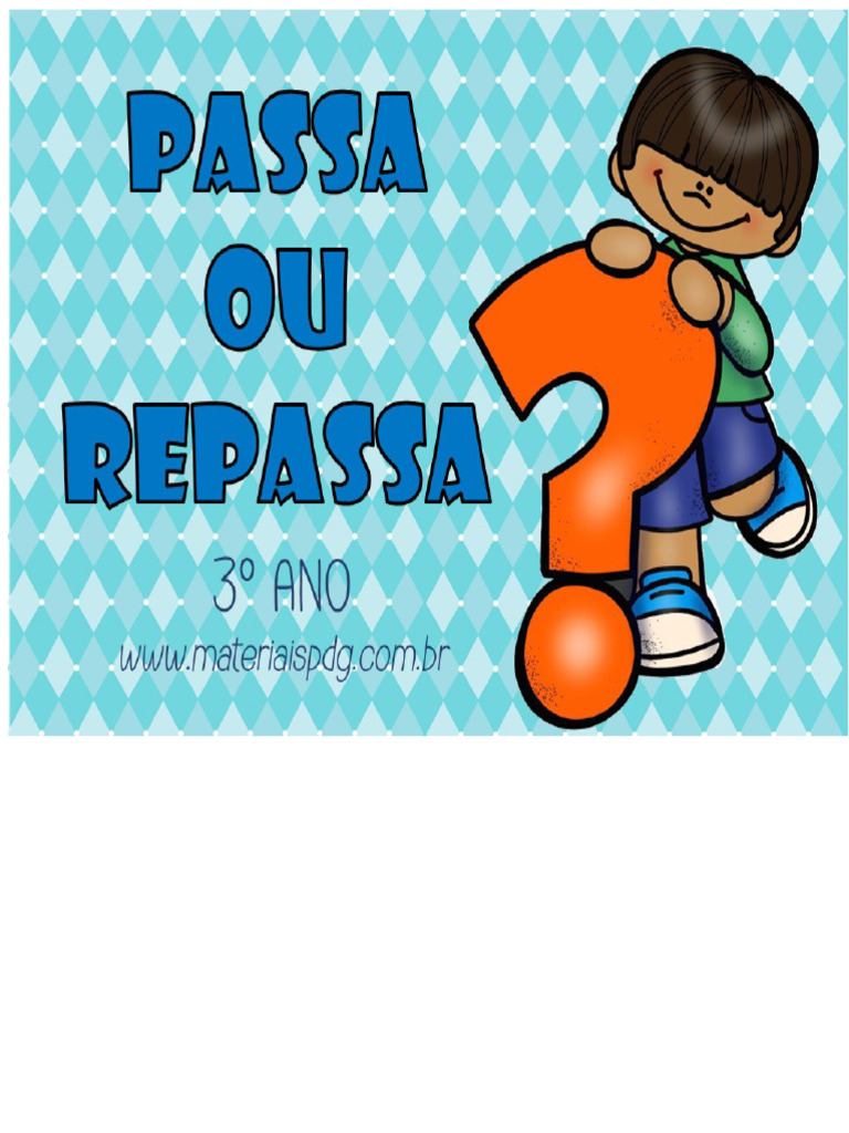 Pass or Repass - 3RD Grade - Materials PDG | PDF | Linguistics ...