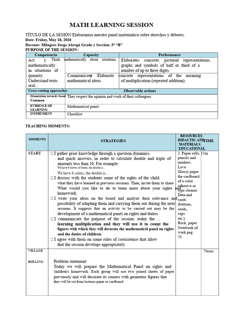 Mathematical Panel Multiplication | PDF | Mathematics