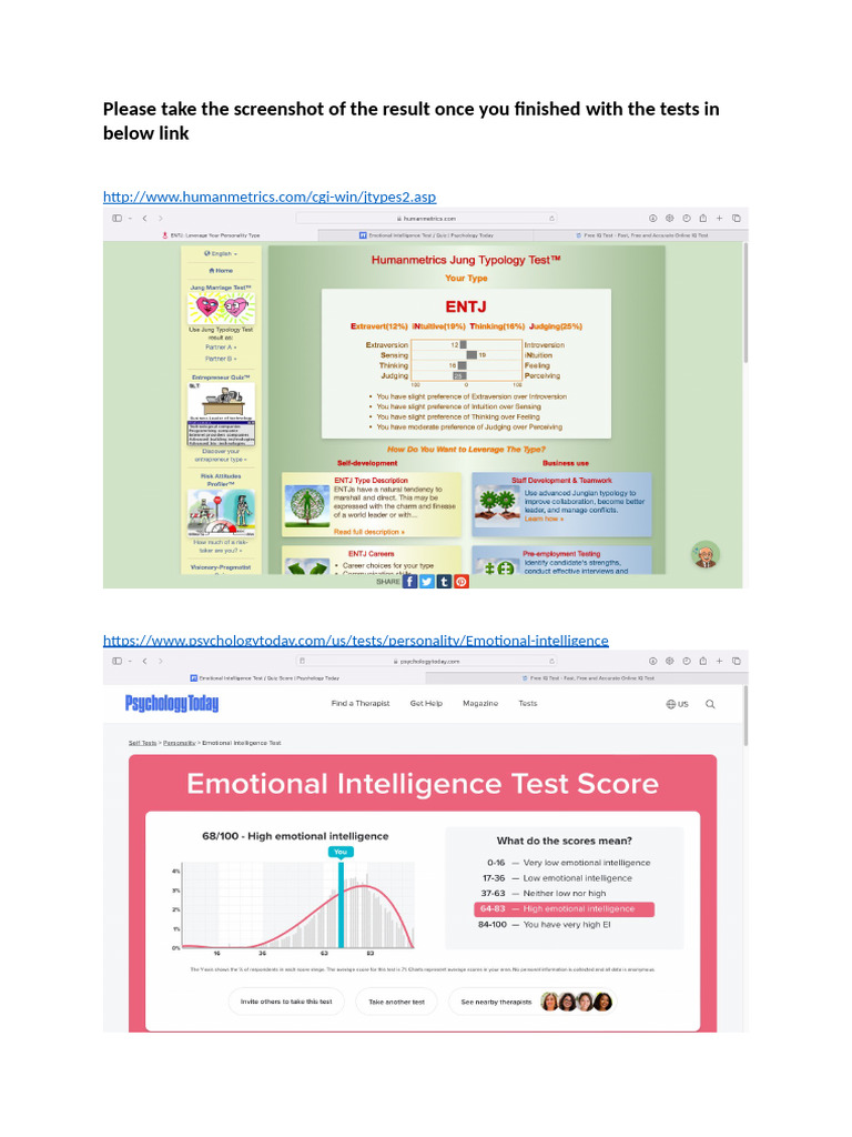 Test Results Screenshot Instructions | PDF