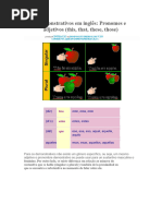 Uso de Deste, Desse, Disto e Disso | PDF | Pronome