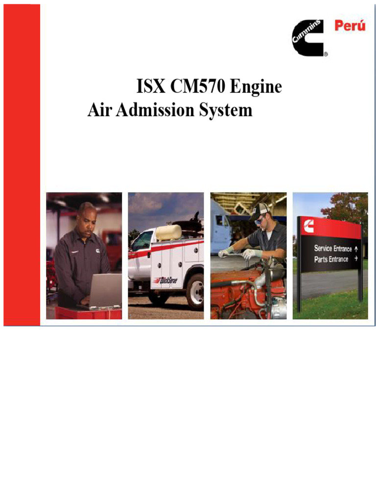 ISX CM570 Engine Air Intake Control System | PDF | Turbocharger | Valve