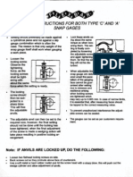 Setting Snap Gages