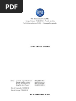 Relatório de Experiência