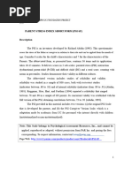 Parent Stress Index Questionnaire | PDF | Caregiver | Stress (Biology)