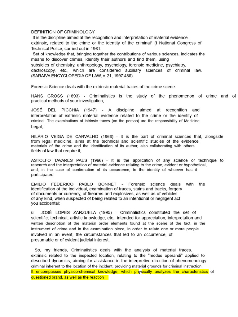Understanding Criminology and Forensic Science | PDF | Forensic Science ...