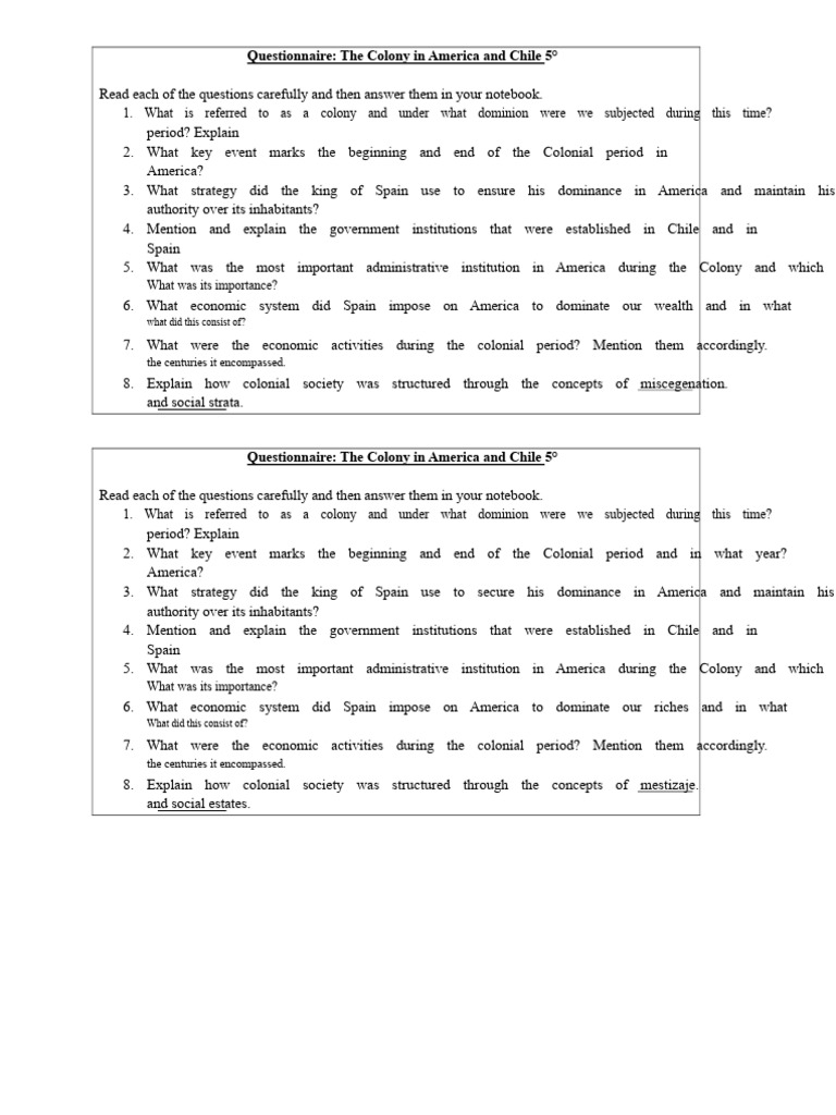 Questionnaire The Colony 5th | PDF | Chess | Chess Theory
