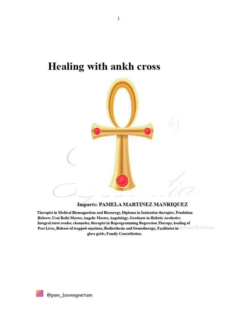 Ankh Cross: Symbol of Life and Healing | PDF | Matter | Light