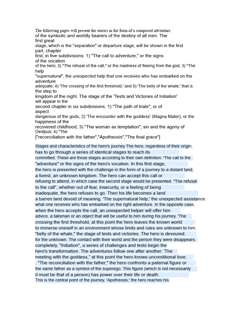 Summary Hero | PDF | Religious Belief And Doctrine | Mythology