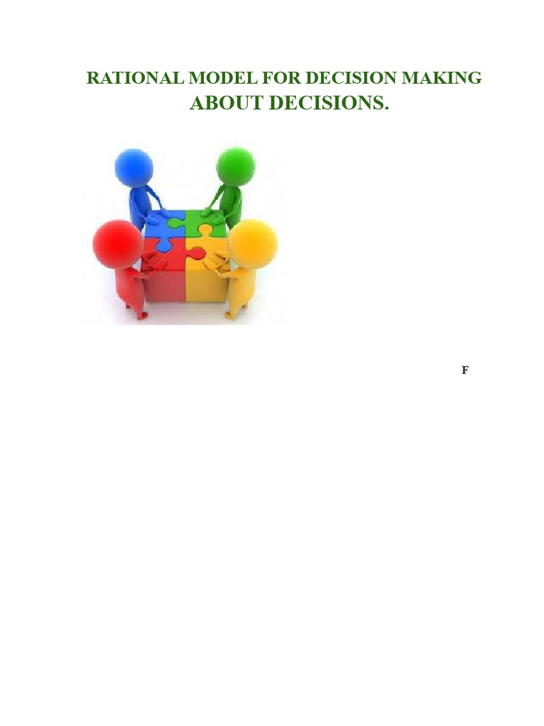 Rational Decision-Making Model Explained | PDF | Decision Making ...