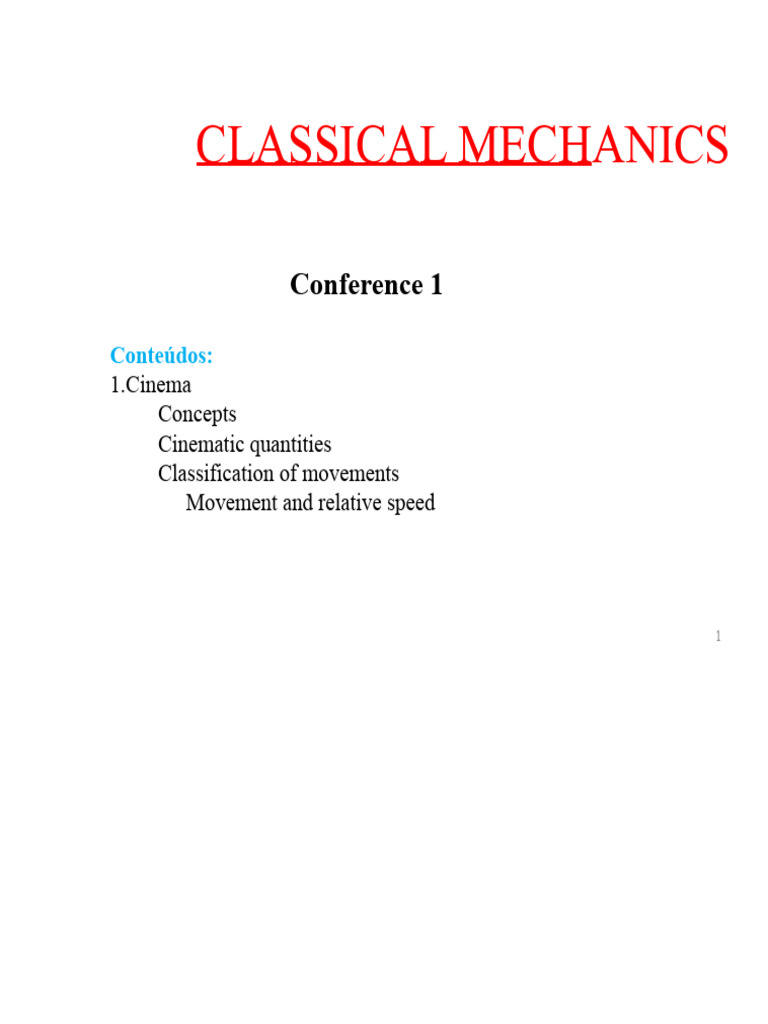 Classical Mechanics: Motion and Forces | PDF | Force | Acceleration