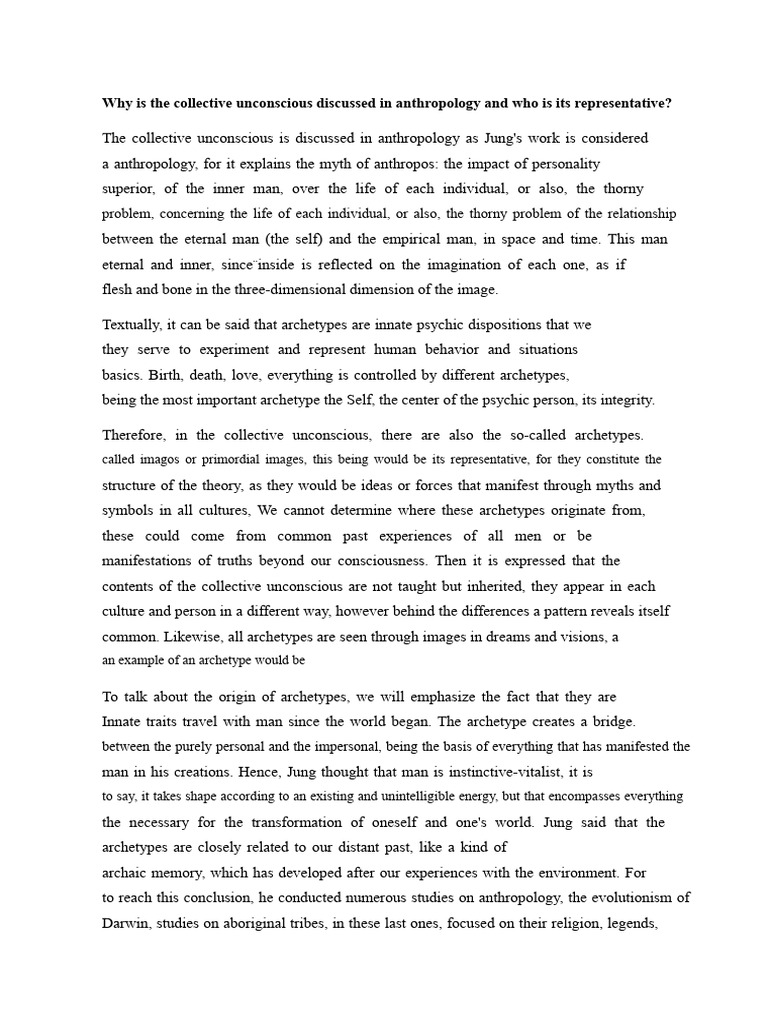 Understanding Jung's Collective Unconscious | PDF | Archetype | Carl Jung