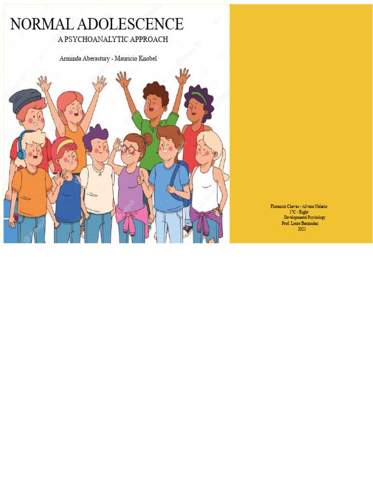 Understanding Normal Adolescence Dynamics | PDF | Adolescence ...