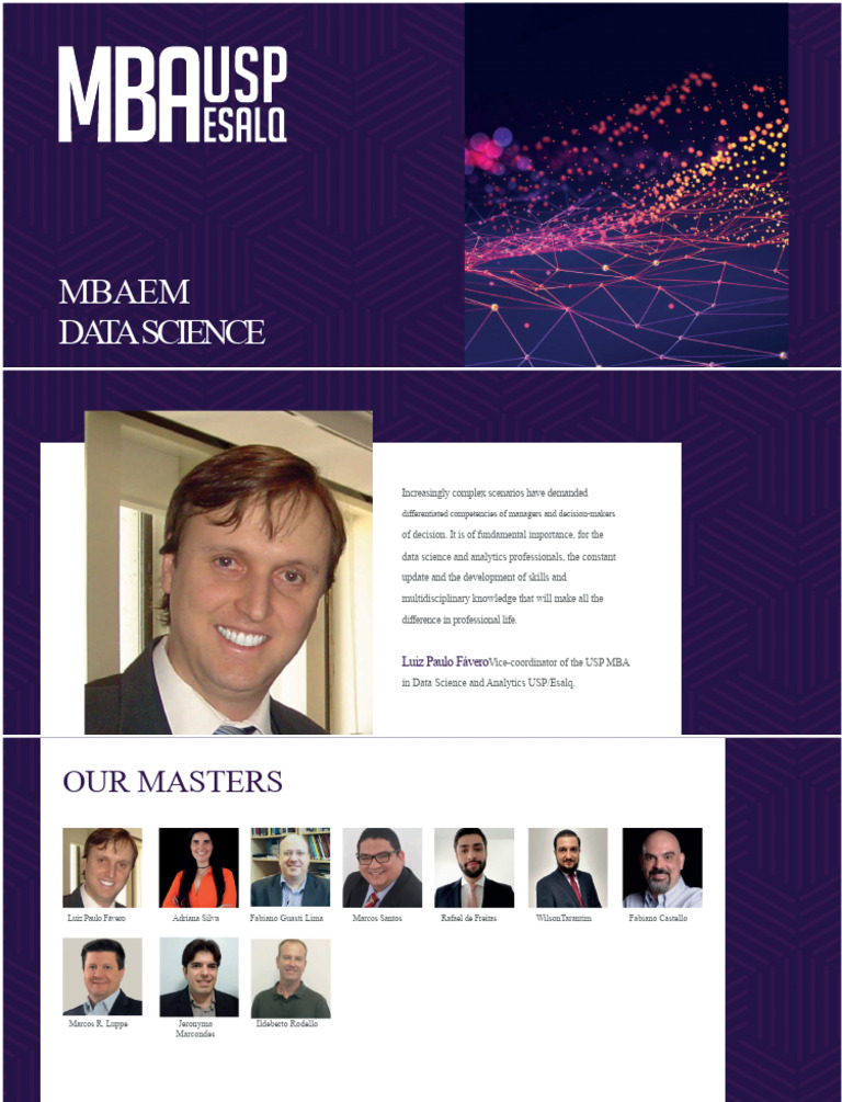 MBA in Data Science and Analytics Program | PDF | Analytics | Machine ...
