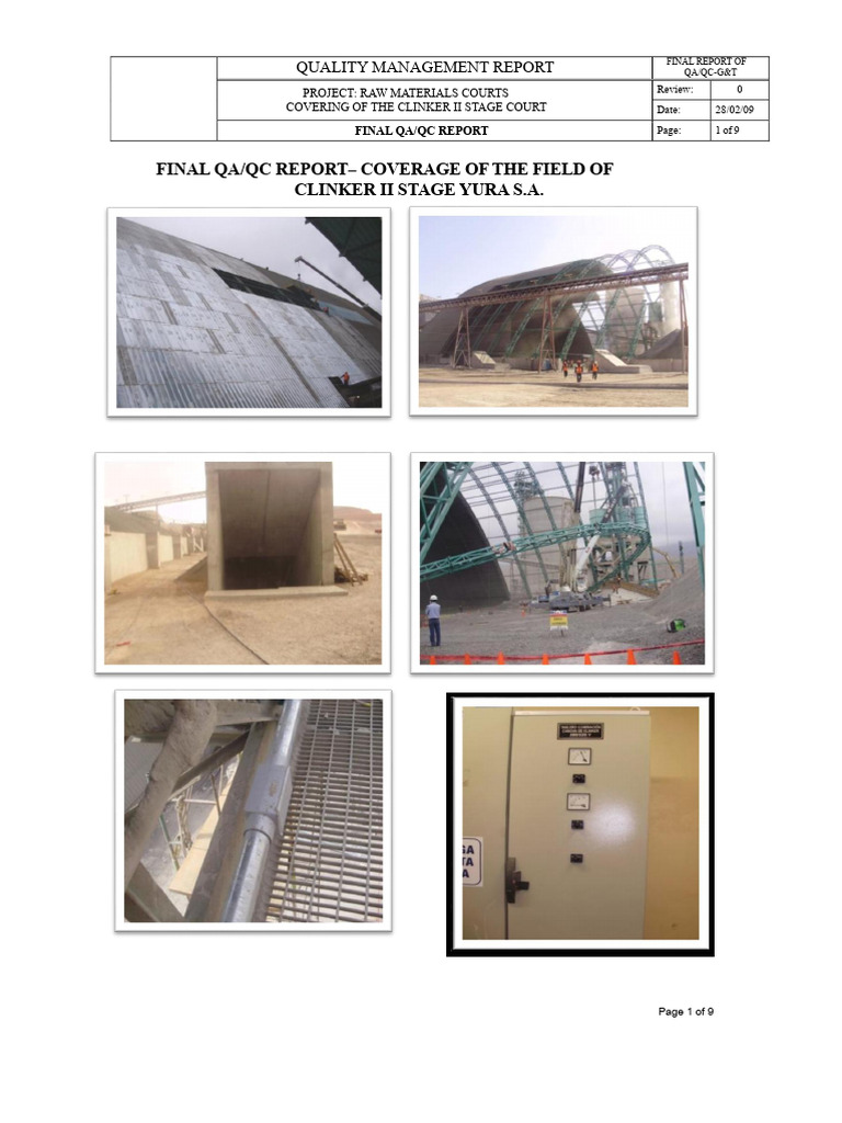 Final Report Final QA QC | PDF | Quality Assurance | Business