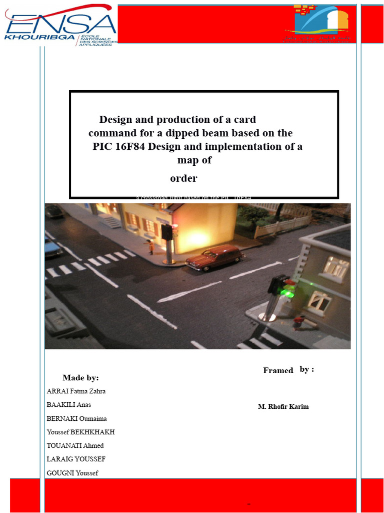 Design and Implementation of A Map of | PDF | Traffic | Microcontroller
