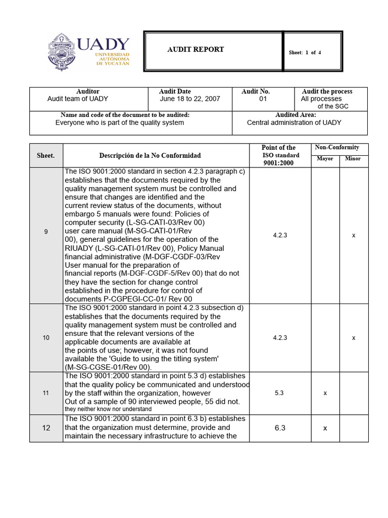 Example of Audit Report | PDF | Auditor's Report | Audit