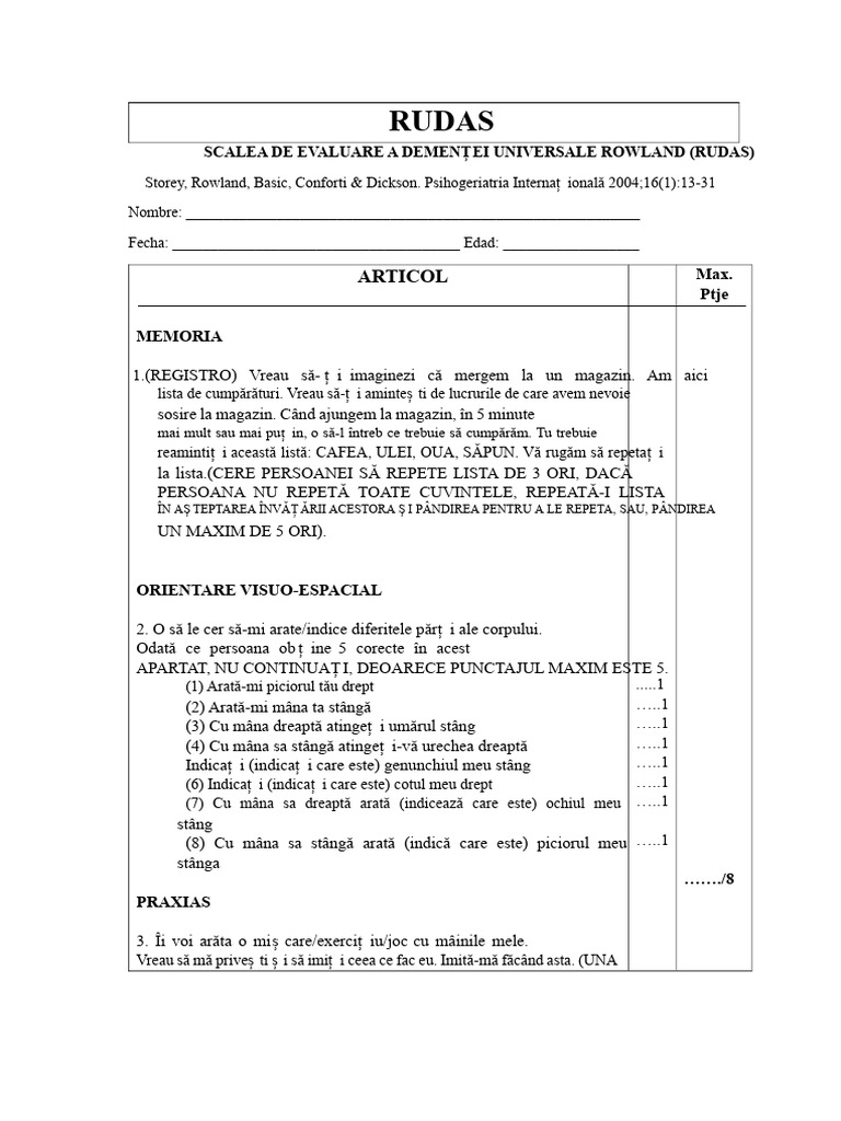Rudă Test | PDF